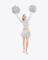 Cheerleader Girl Mockup