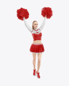 Cheerleader Girl Mockup