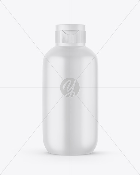 Matte Plastic Bottle Mockup