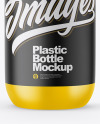 Matte Plastic Bottle Mockup