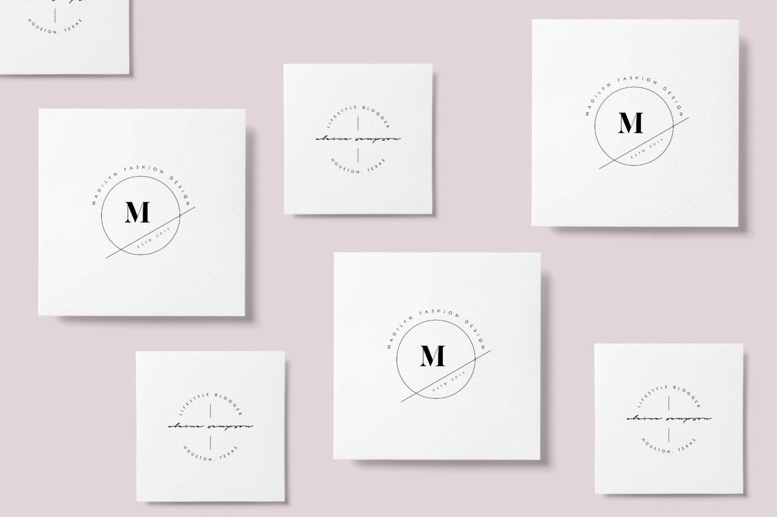 50 Trending Minimal Logo Bundle V01