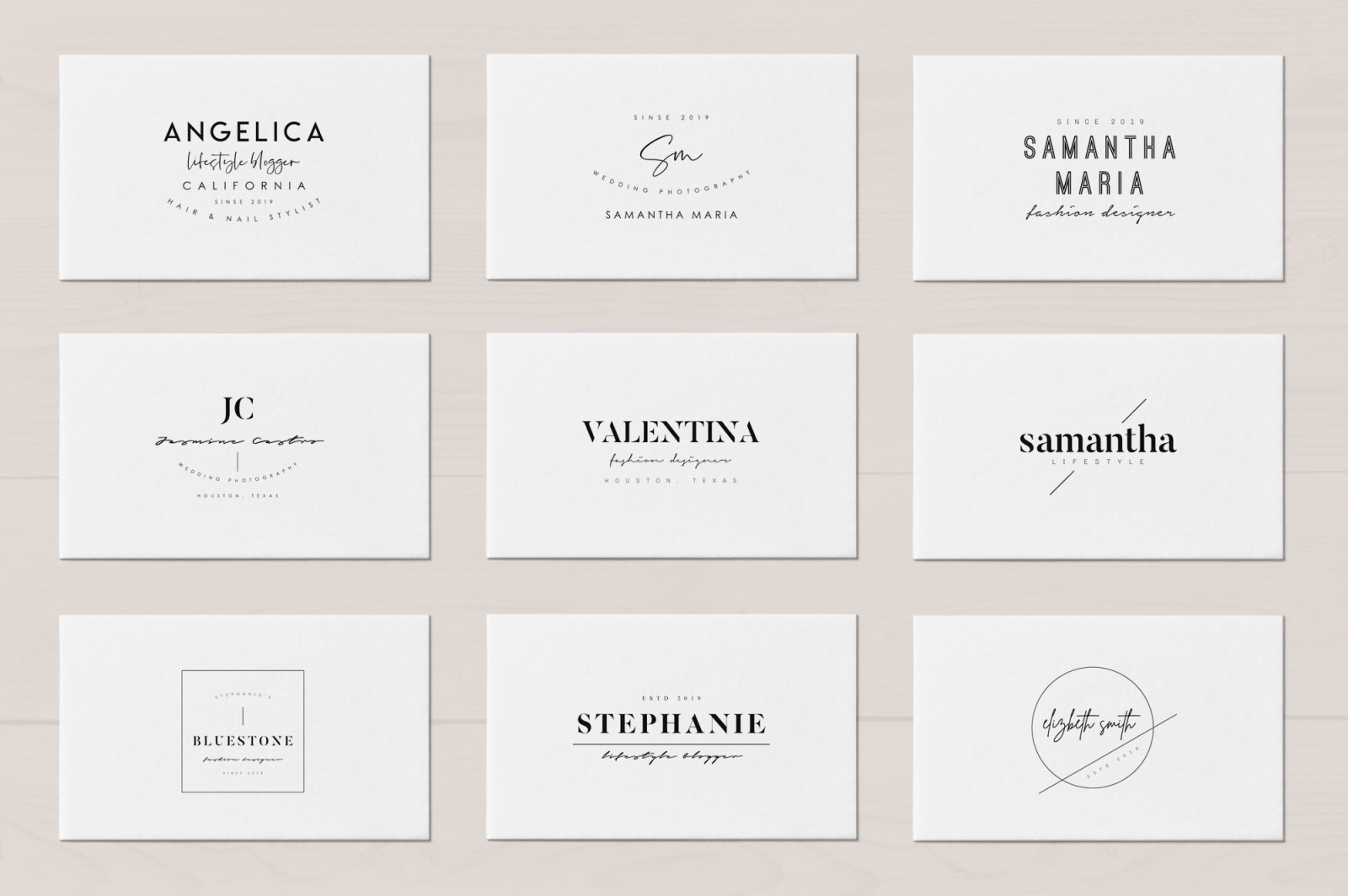 50 Trending Minimal Logo Bundle V01 50 Trending Minimal Logo Bundle V01