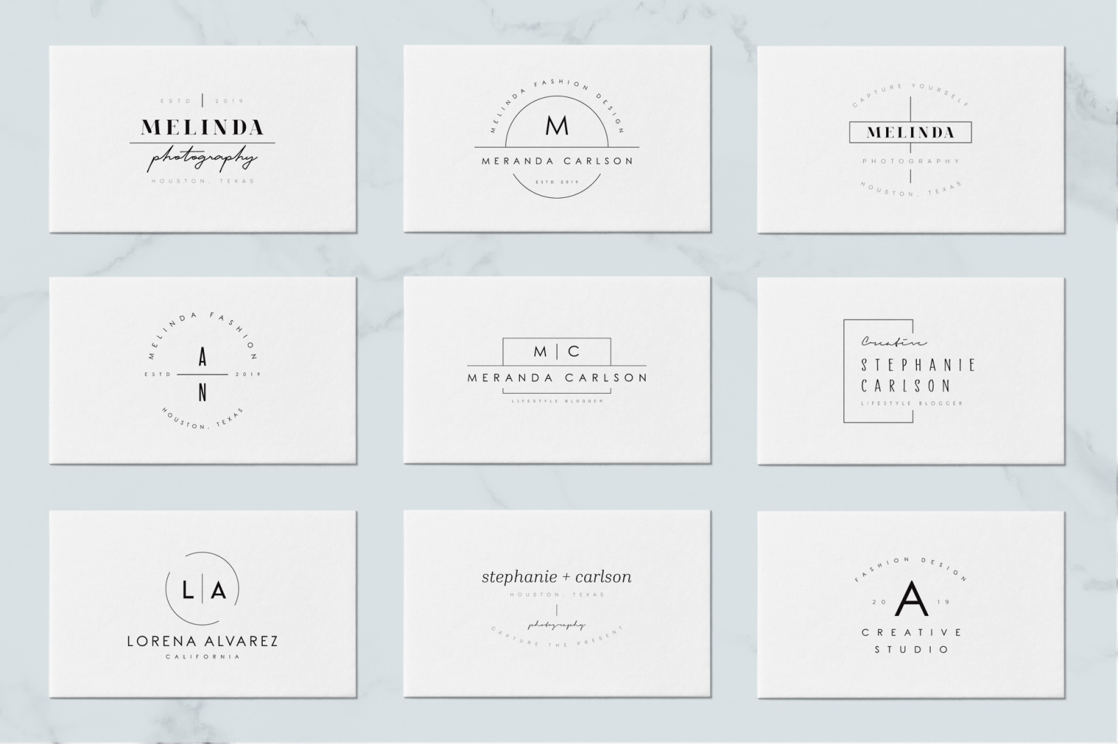 50 Trending Minimal Logo Bundle V02