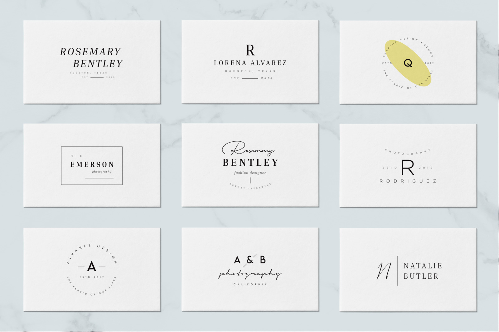 50 Trending Minimal Logo Bundle V02