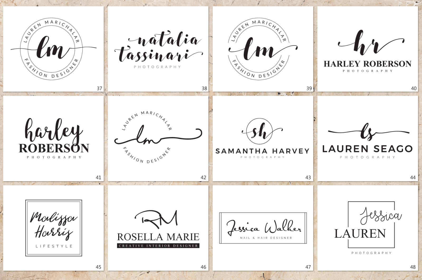 120 Elegant Branding Logo Pack 120 Elegant Branding Logo Pack