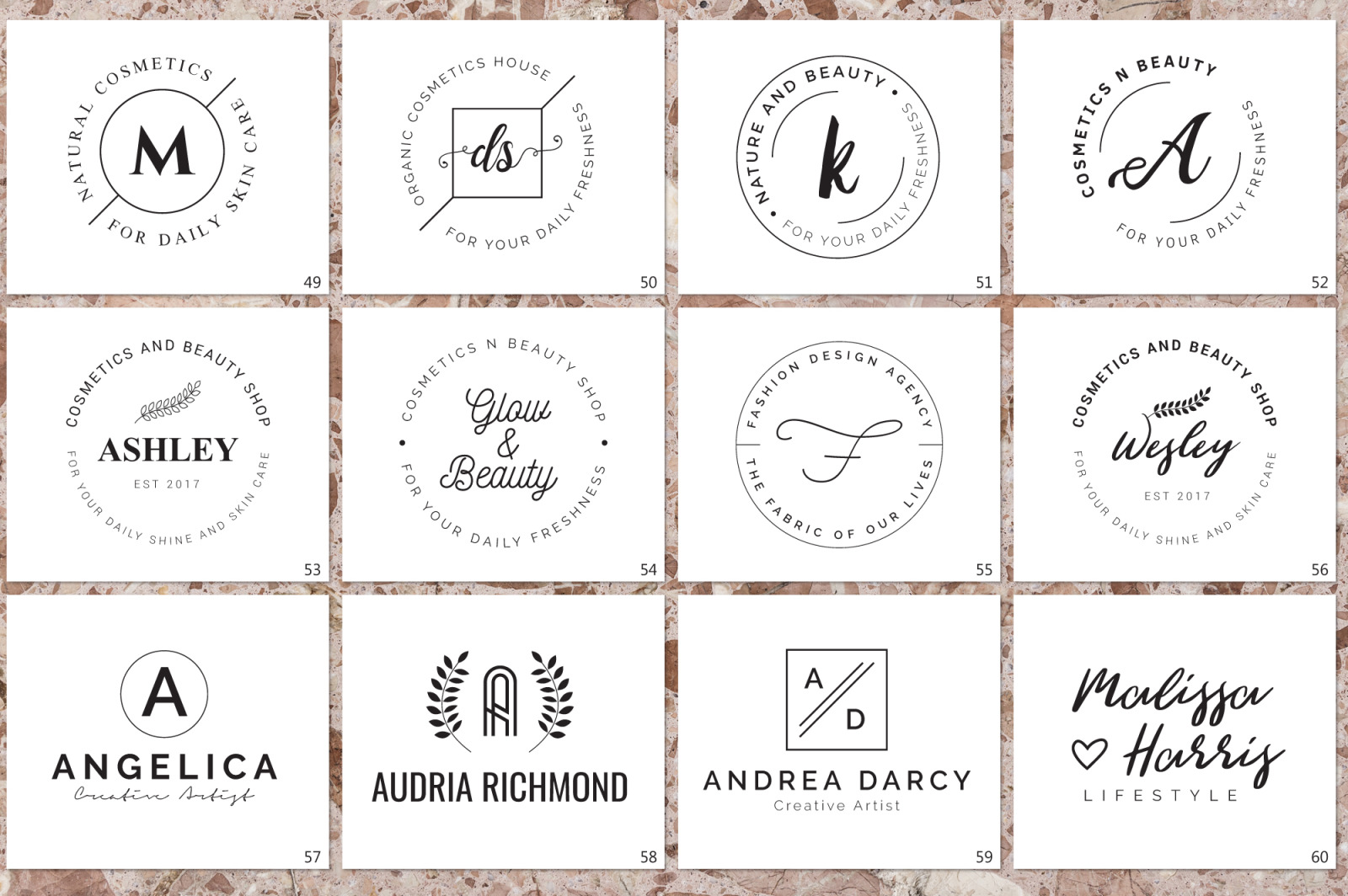 120 Elegant Branding Logo Pack 120 Elegant Branding Logo Pack