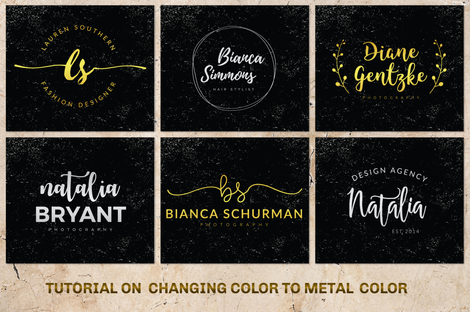 120 Elegant Branding Logo Pack