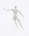 Soccer Team Kit Mockup with mannequin - Back View