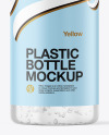 Clear Plastic Bottle with Pump Mockup