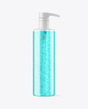 Clear Plastic Bottle with Pump Mockup