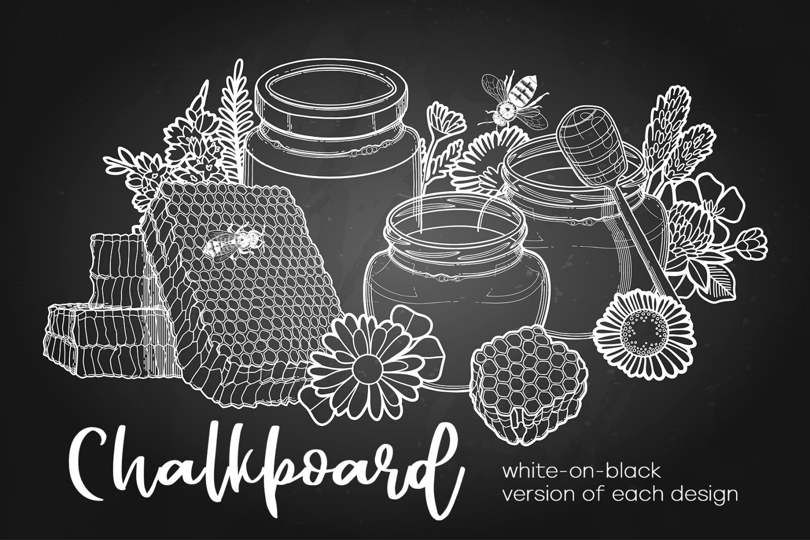 Graphic honey - vector collection Graphic honey - vector collection