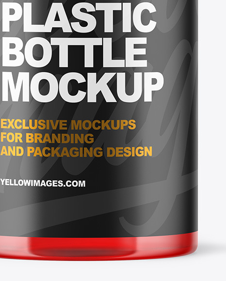 Plastic Bottle Mockup