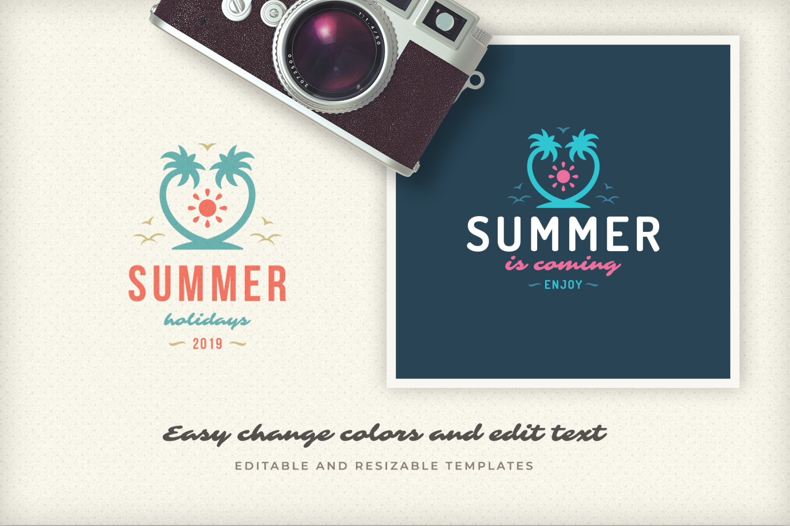 Summer Holidays Emblems & Badges Summer Holidays Emblems & Badges