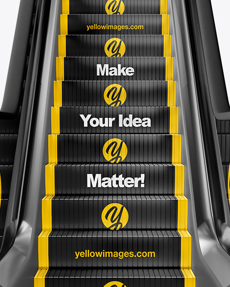 Escalator Mockup - Front View