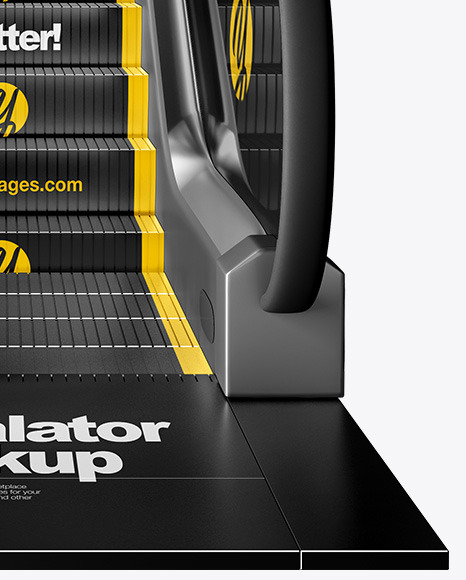 Escalator Mockup - Front View