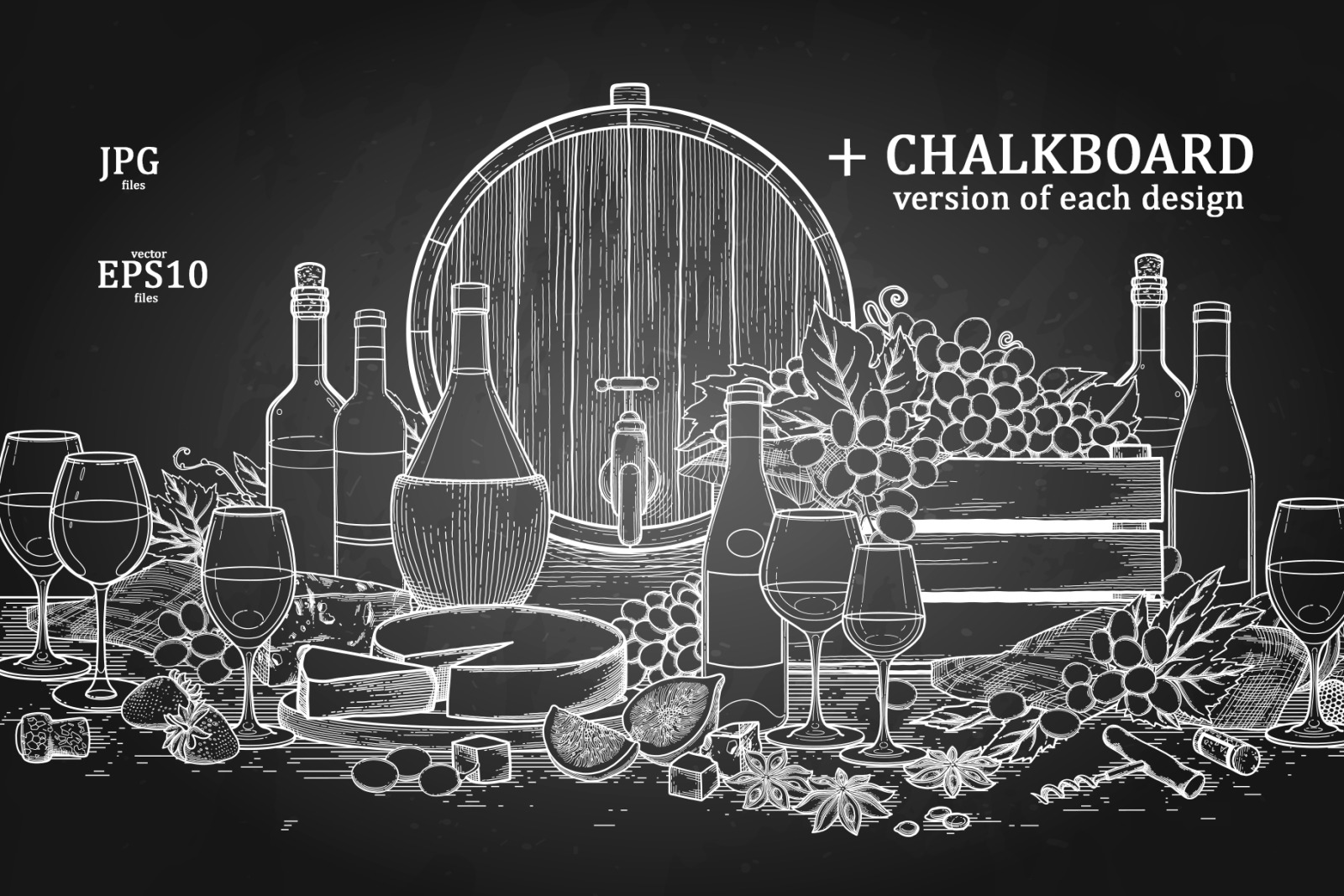Graphic wine collection Graphic wine collection