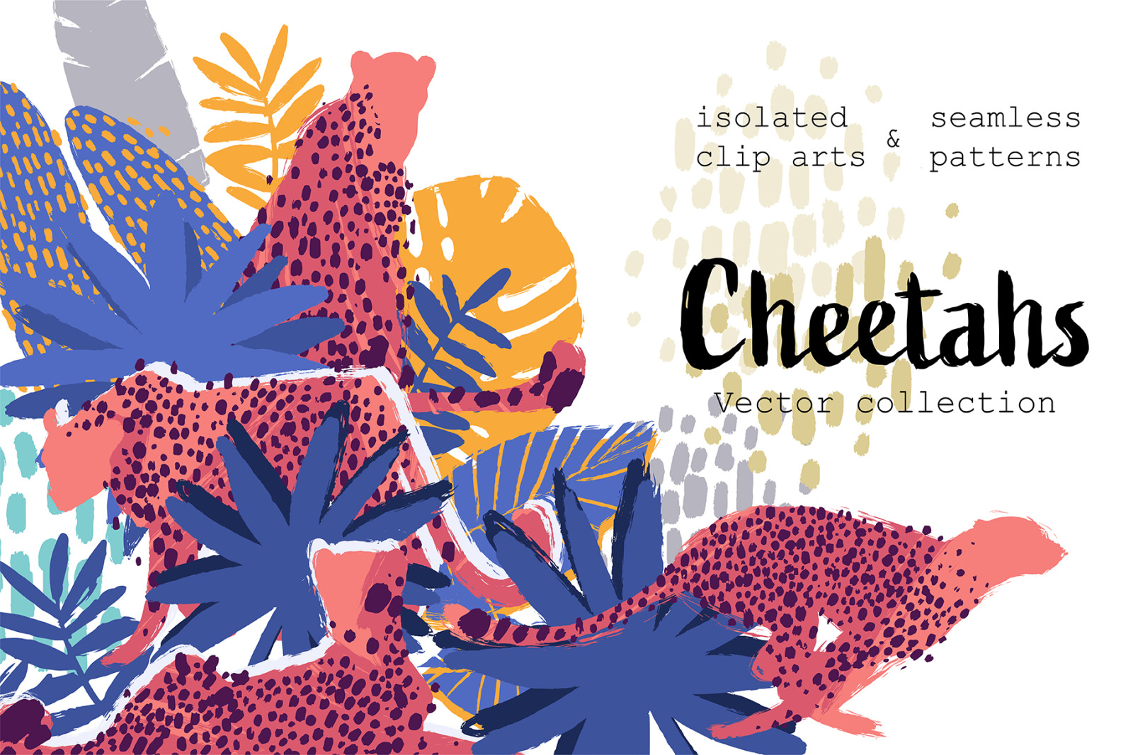 Vector cheetahs Vector cheetahs
