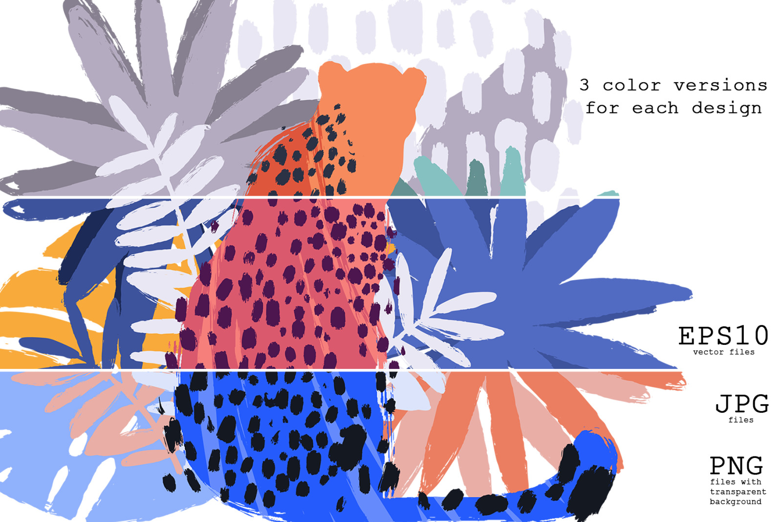 Vector cheetahs Vector cheetahs