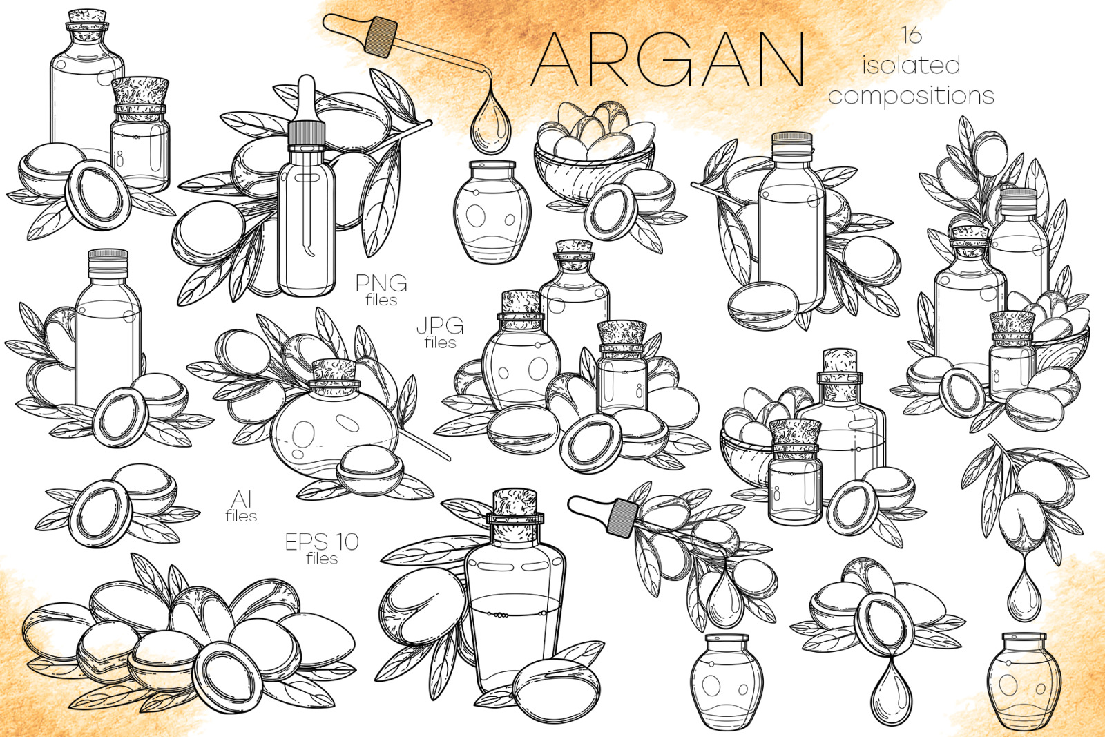 Argan - vector graphics