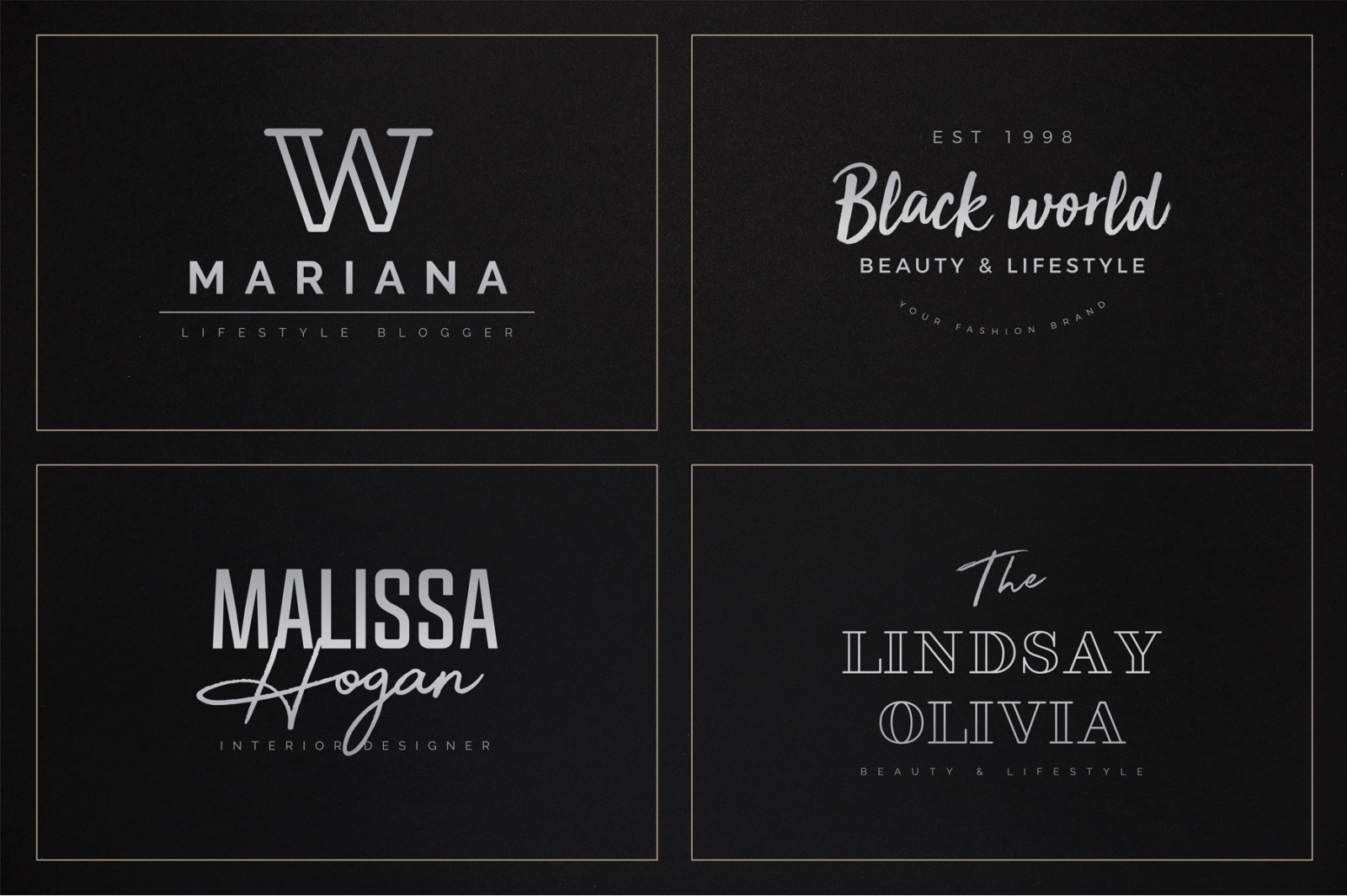 120 Elegant Premade Logo Pack 120 Elegant Premade Logo Pack
