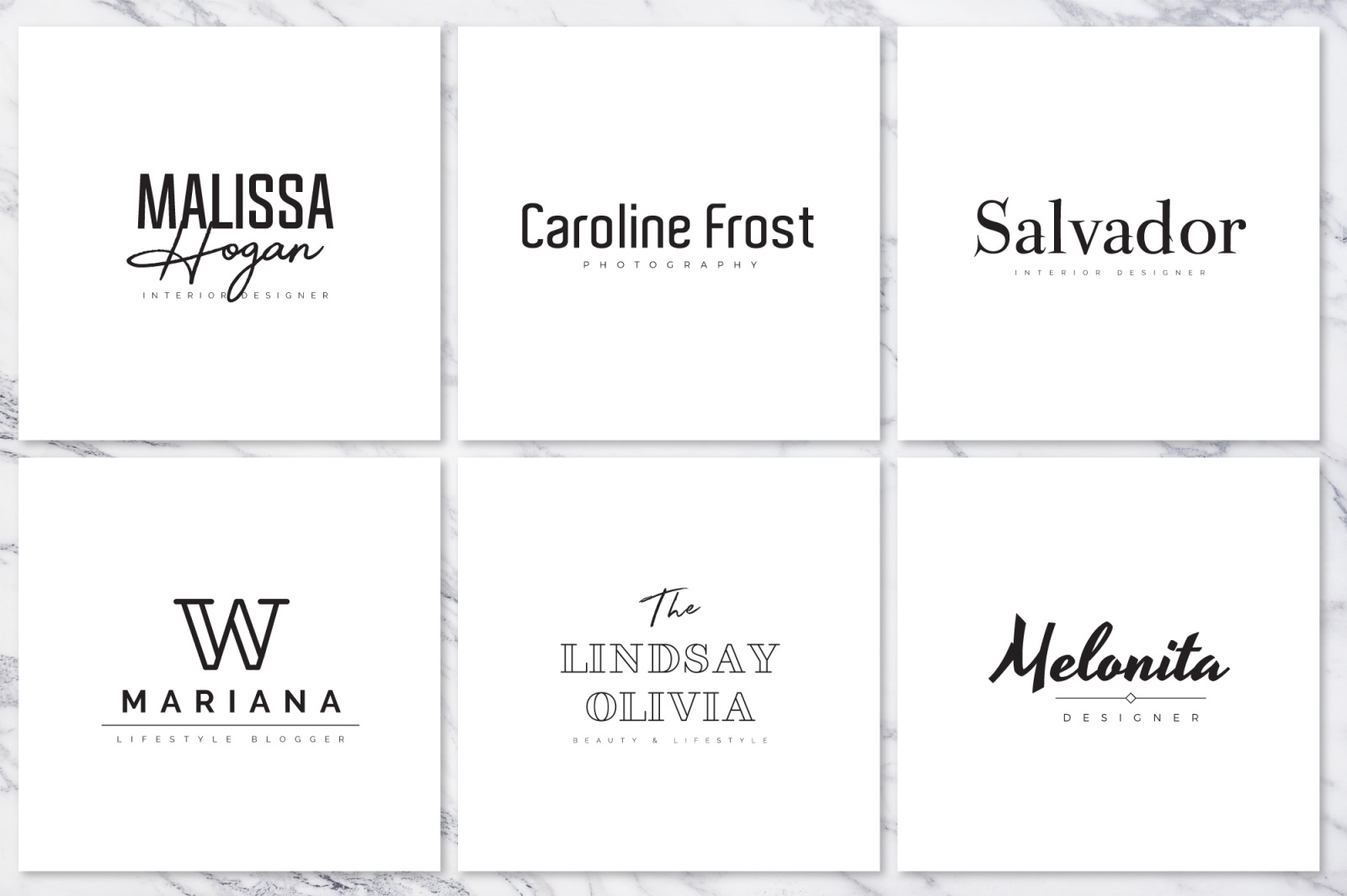 120 Elegant Premade Logo Pack