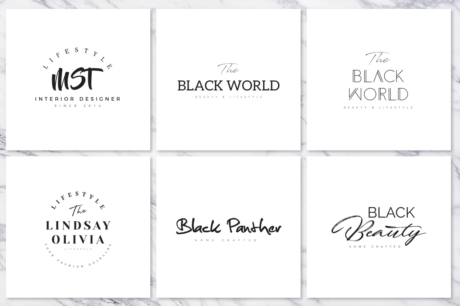 120 Elegant Premade Logo Pack