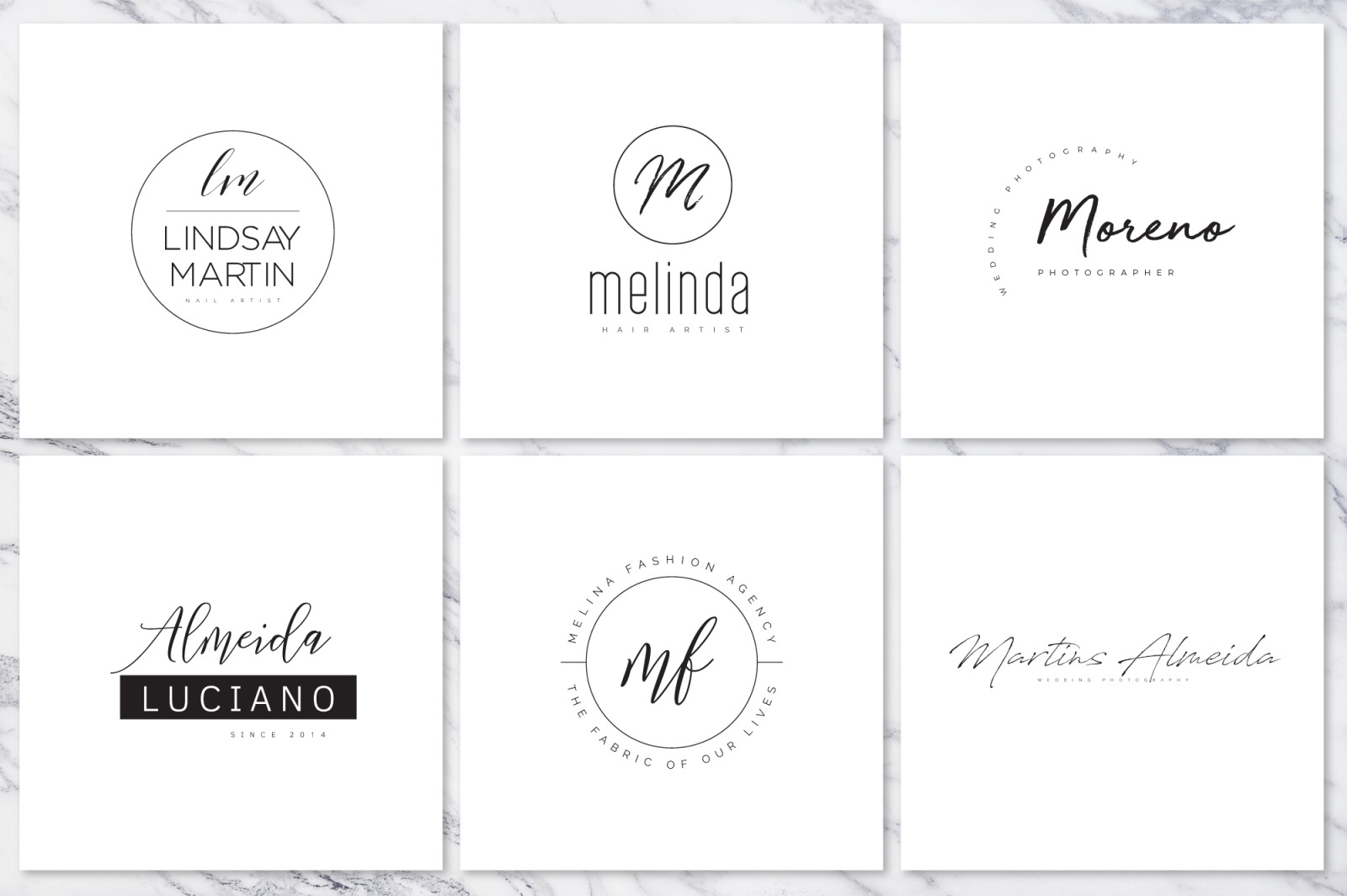 120 Elegant Premade Logo Pack