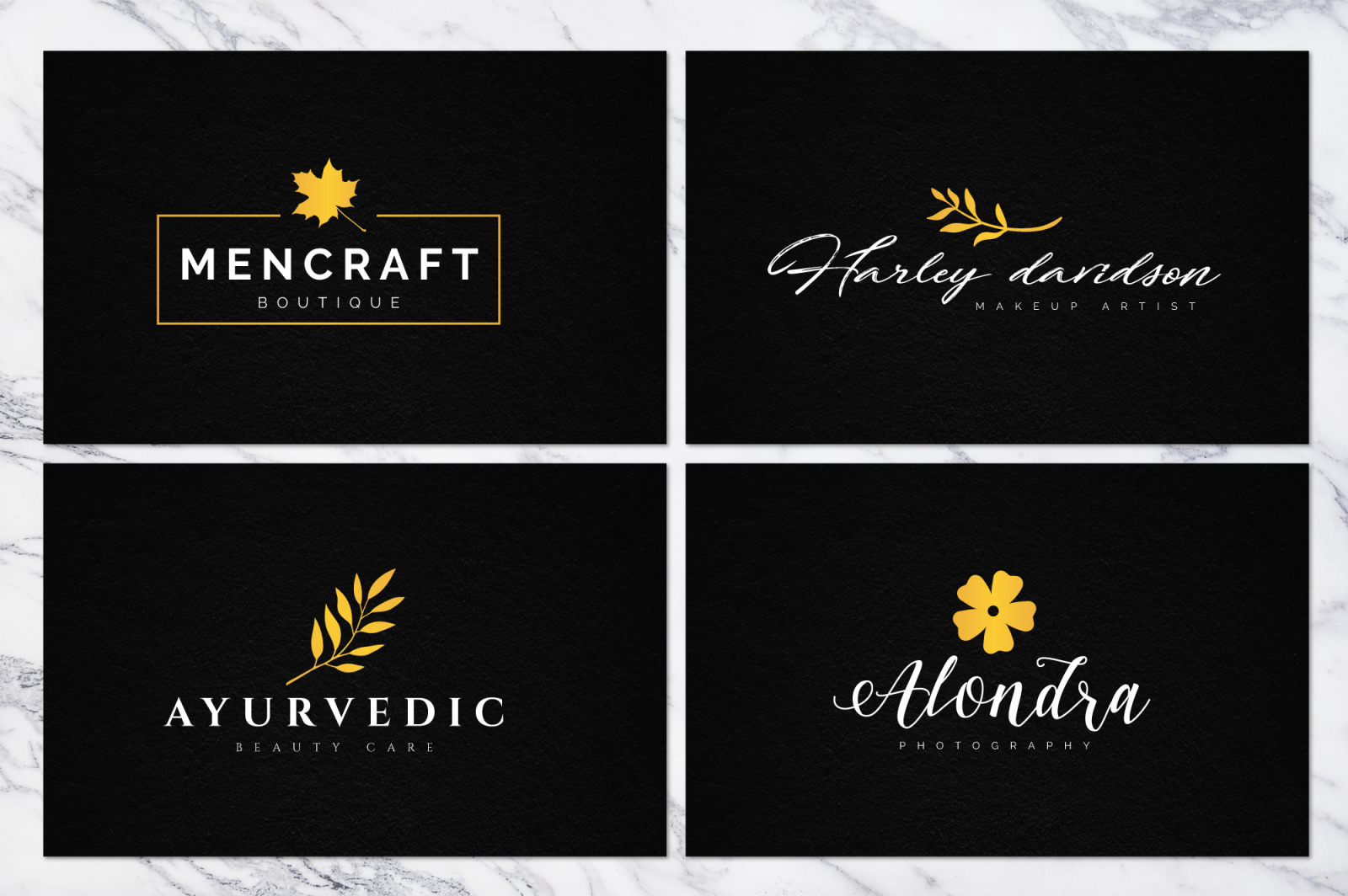 70 Elegant Floral Logo Bundle