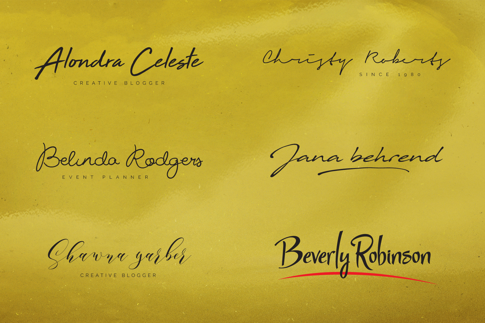 70 Signature Logo Bundle 70 Signature Logo Bundle