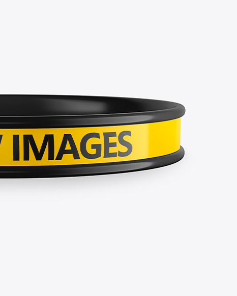 Glossy Silicone Wristband Mockup