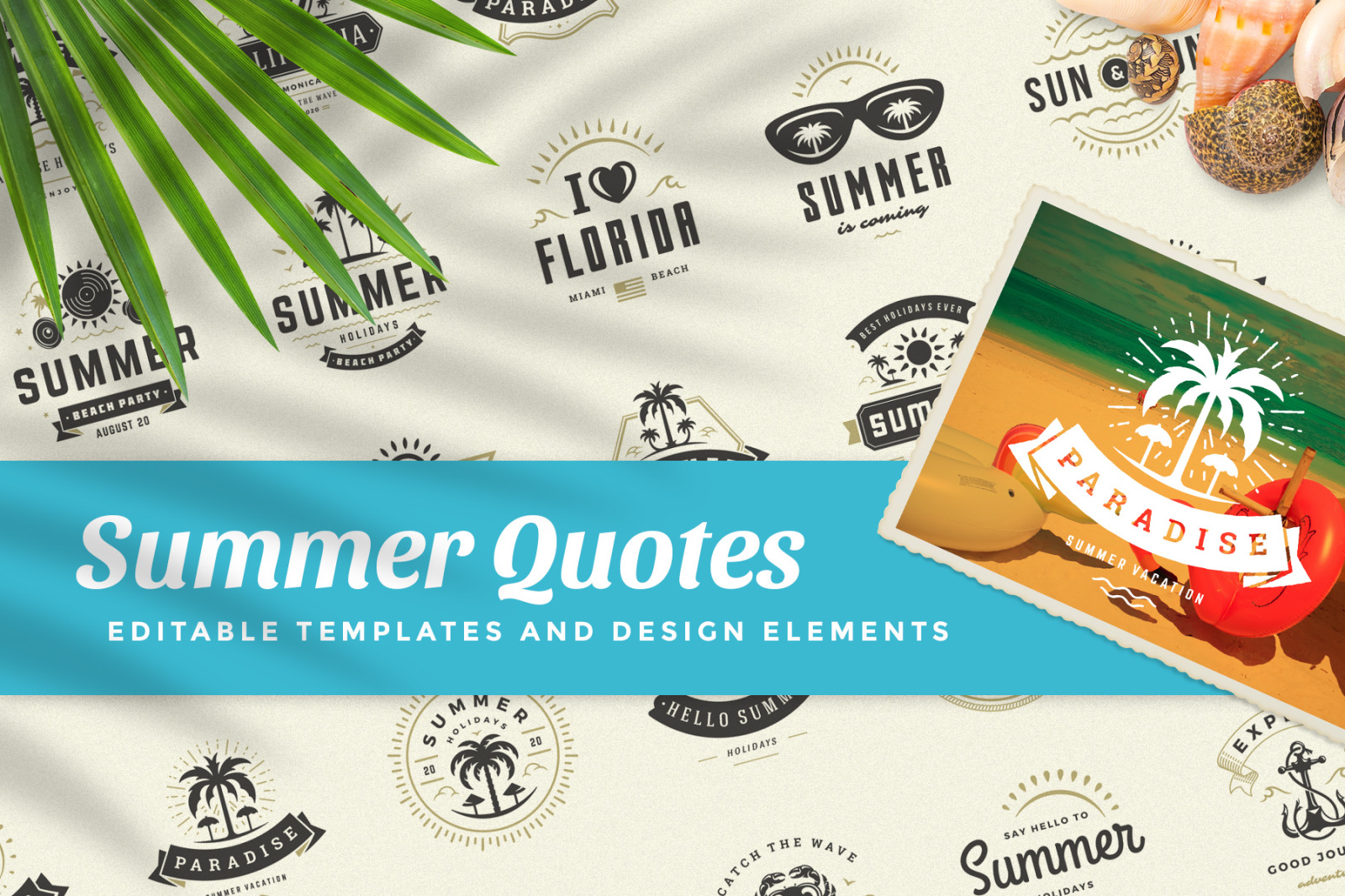 Summer Holidays Emblems & Badges Summer Holidays Emblems & Badges