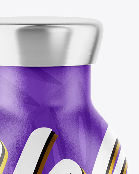 Matte Water Bottle Mockup