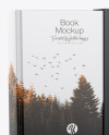 Hardcover Book With Cover Mockup