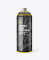 Glossy Spray Can Mockup