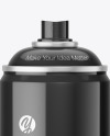 Glossy Spray Can Mockup