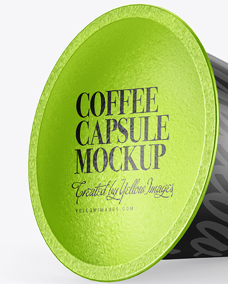 Matte Coffee Capsule Mockup