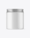 Frosted Plastic Jar Mockup