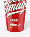 Glossy Drink Cup Mockup