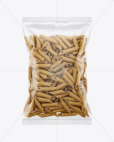 Whole Wheat Penne Pasta Bag Mockup