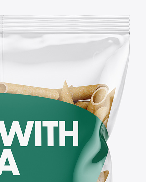 Whole Wheat Penne Pasta Bag Mockup