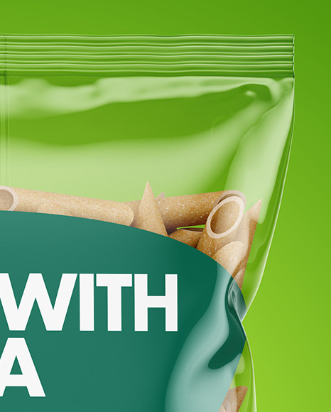 Whole Wheat Penne Pasta Bag Mockup