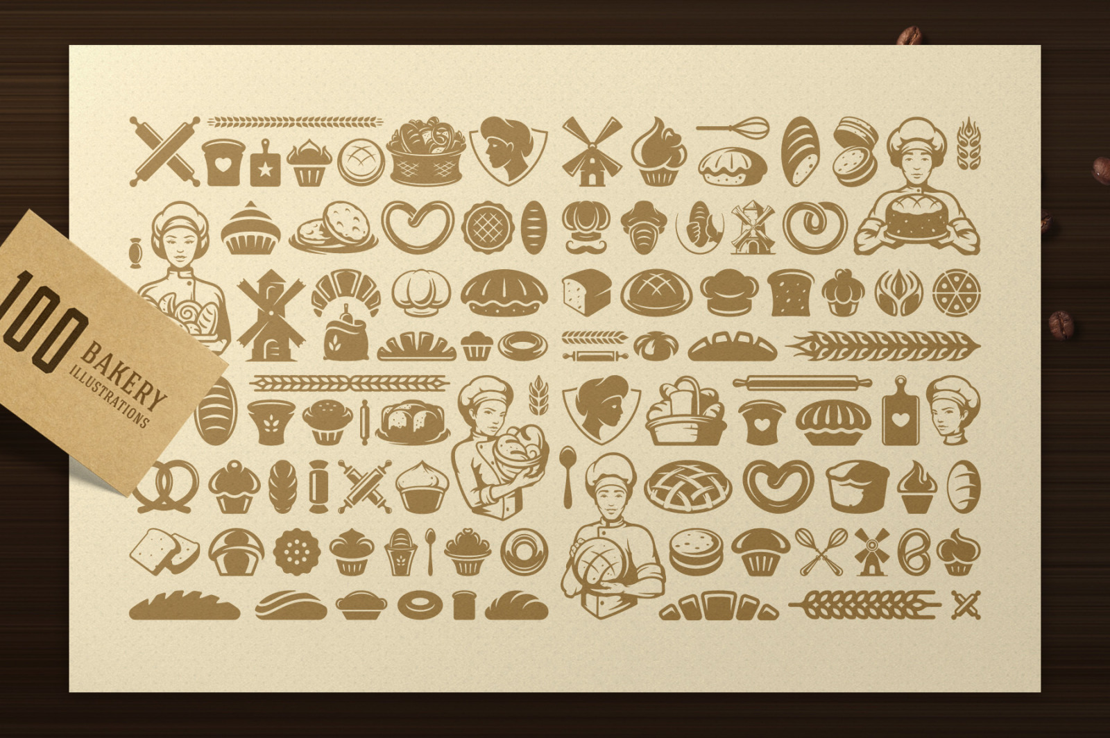 Bakery Logos and Badges