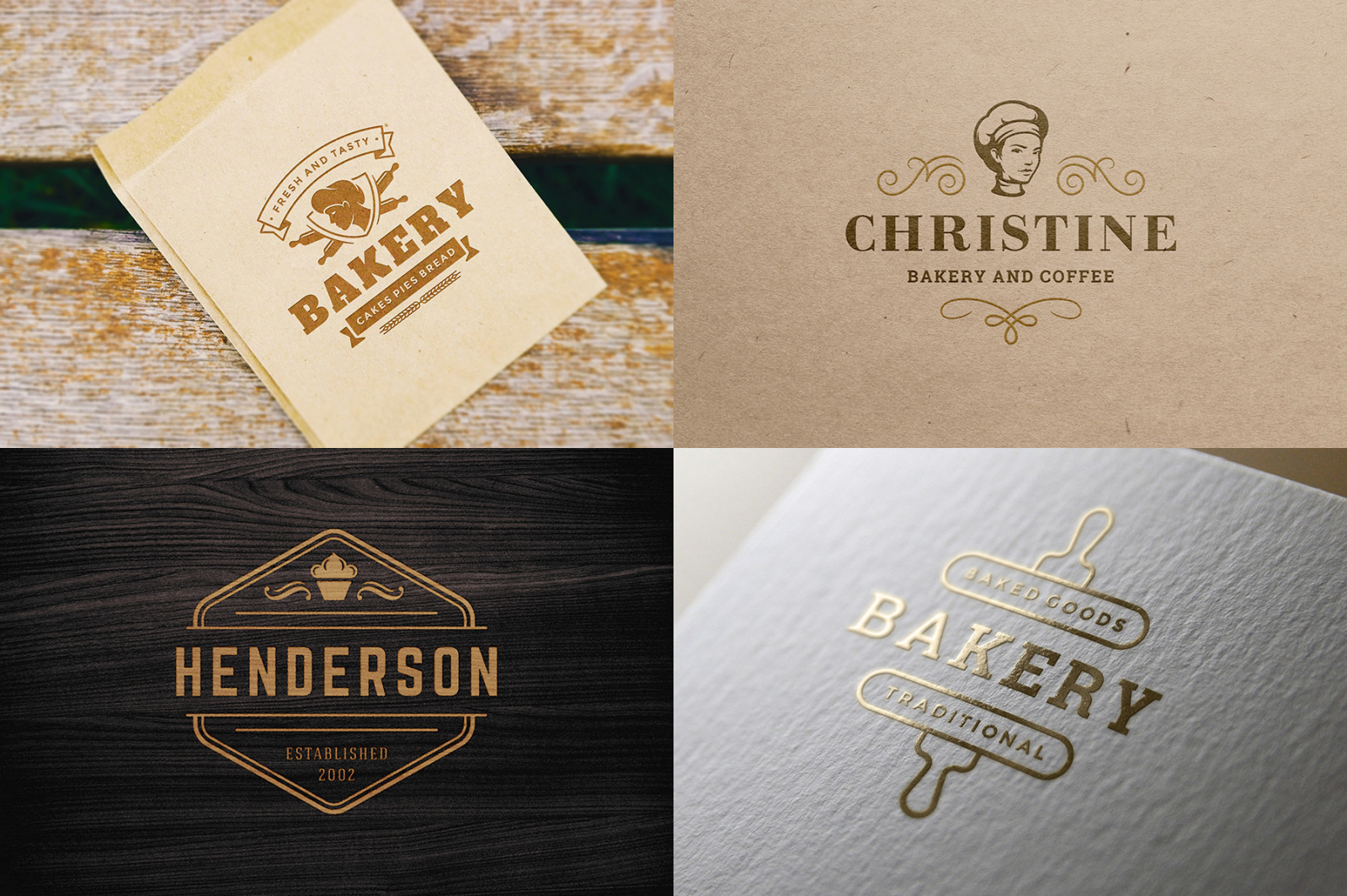 Bakery Logos and Badges