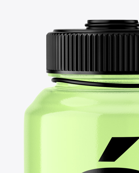 Plastic Sport Bottle Mockup