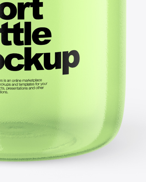 Plastic Sport Bottle Mockup