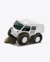 Amphibious ATV Mockup - Half Side View