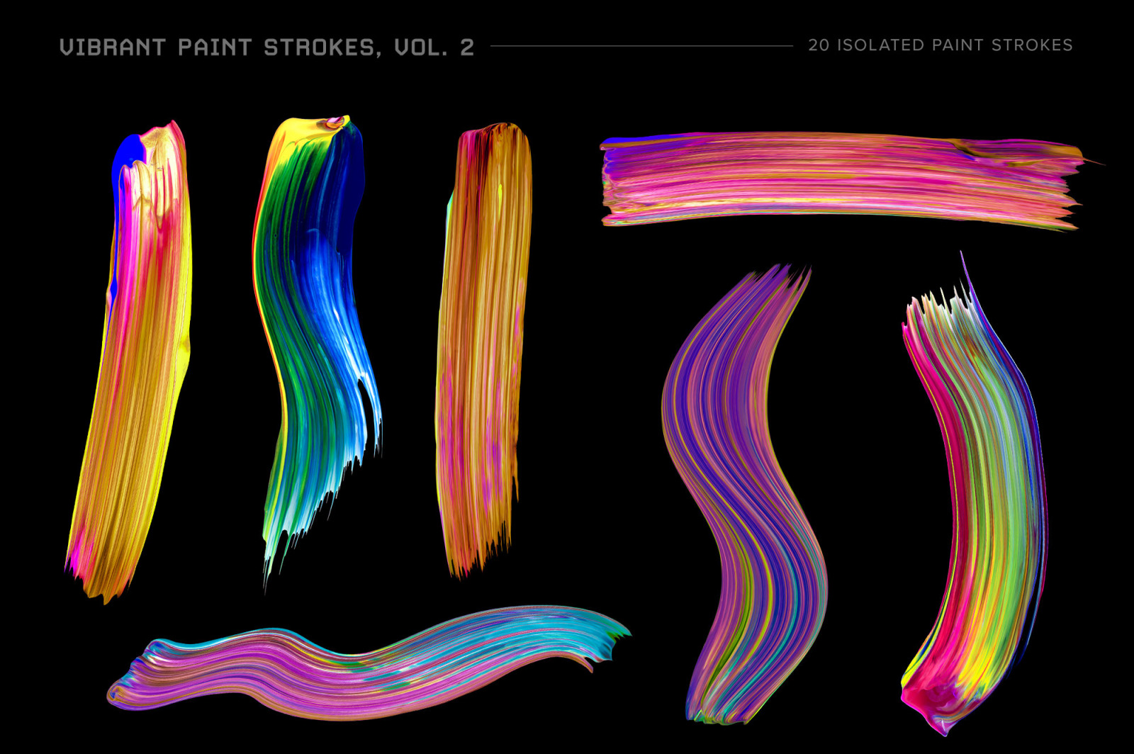 Vibrant Paint Strokes, Vol. 2