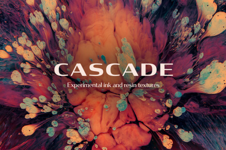 Cascade: Experimental Ink & Resin Textures - Resin