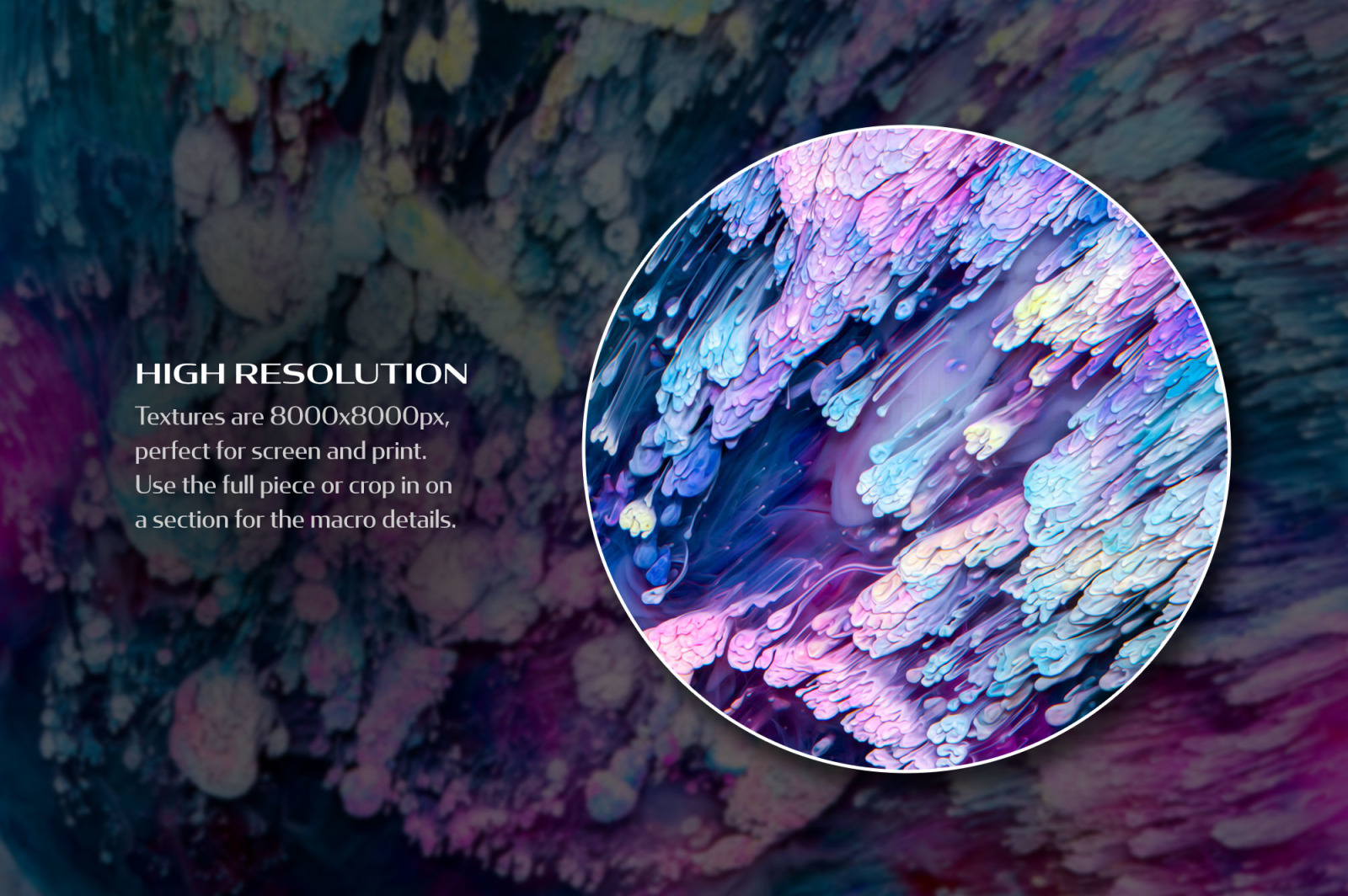 Cascade: Experimental Ink & Resin Textures Cascade: Experimental Ink & Resin Textures