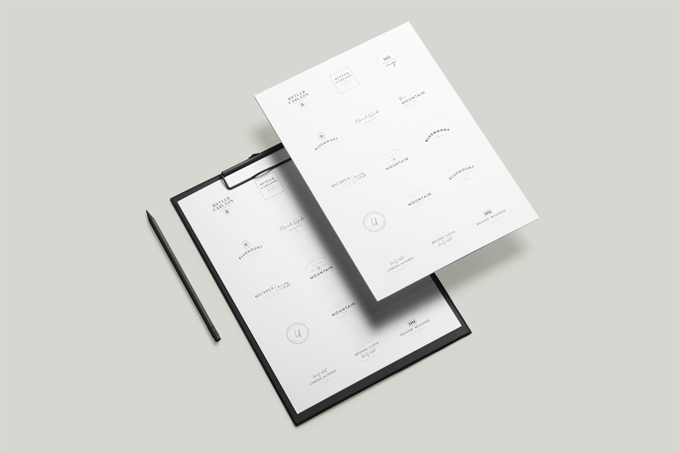 50 Trending Minimal Logo Bundle V03